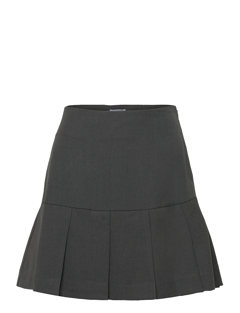 Noella - Lovelyn Skirt - plisseeritud seelikud - dark grey melange - 0