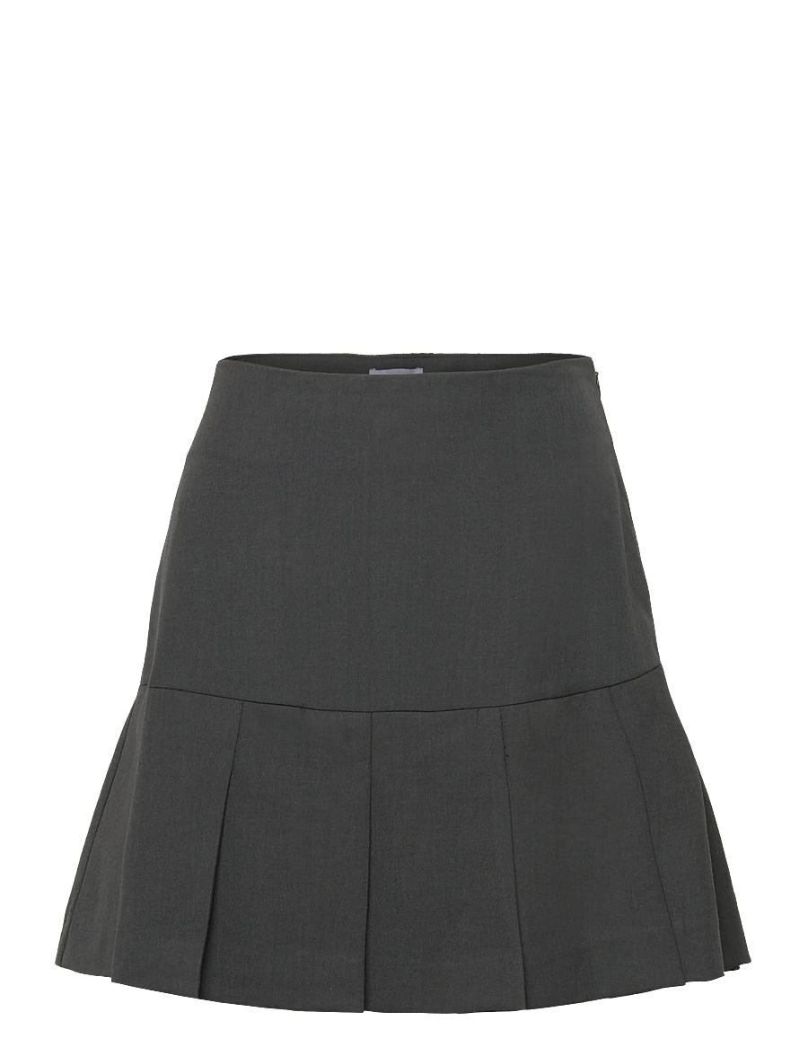Noella - Lovelyn Skirt - faltenröcke - dark grey melange - 0