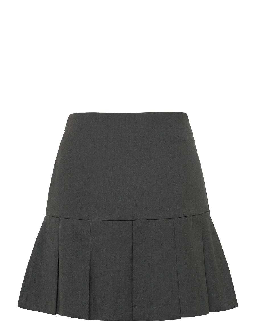 Noella - Lovelyn Skirt - faltenröcke - dark grey melange - 1