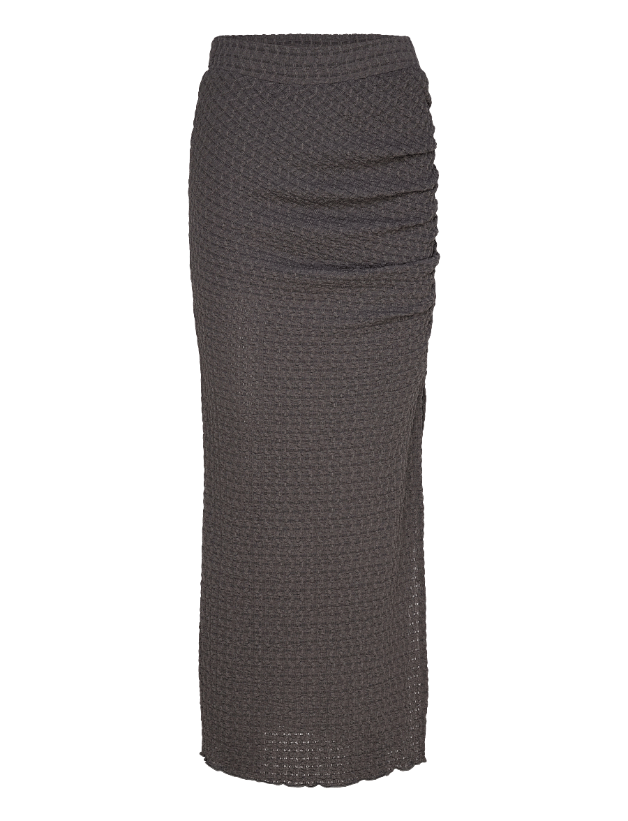 Noella - Lilyann Skirt - maksiseelikud - asphalt grey - 1