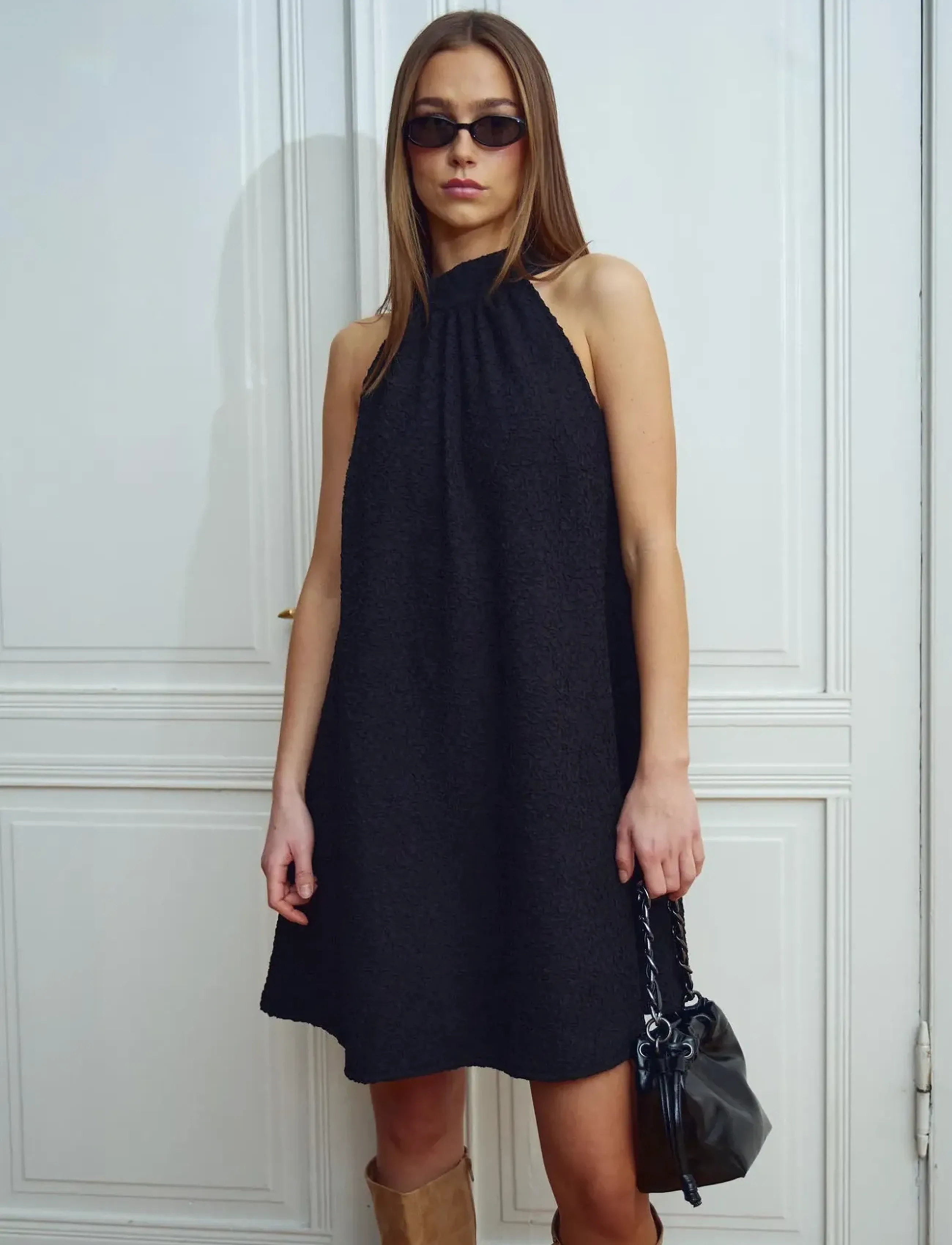 Noella Lora Dress - Clothing - BLACK / black