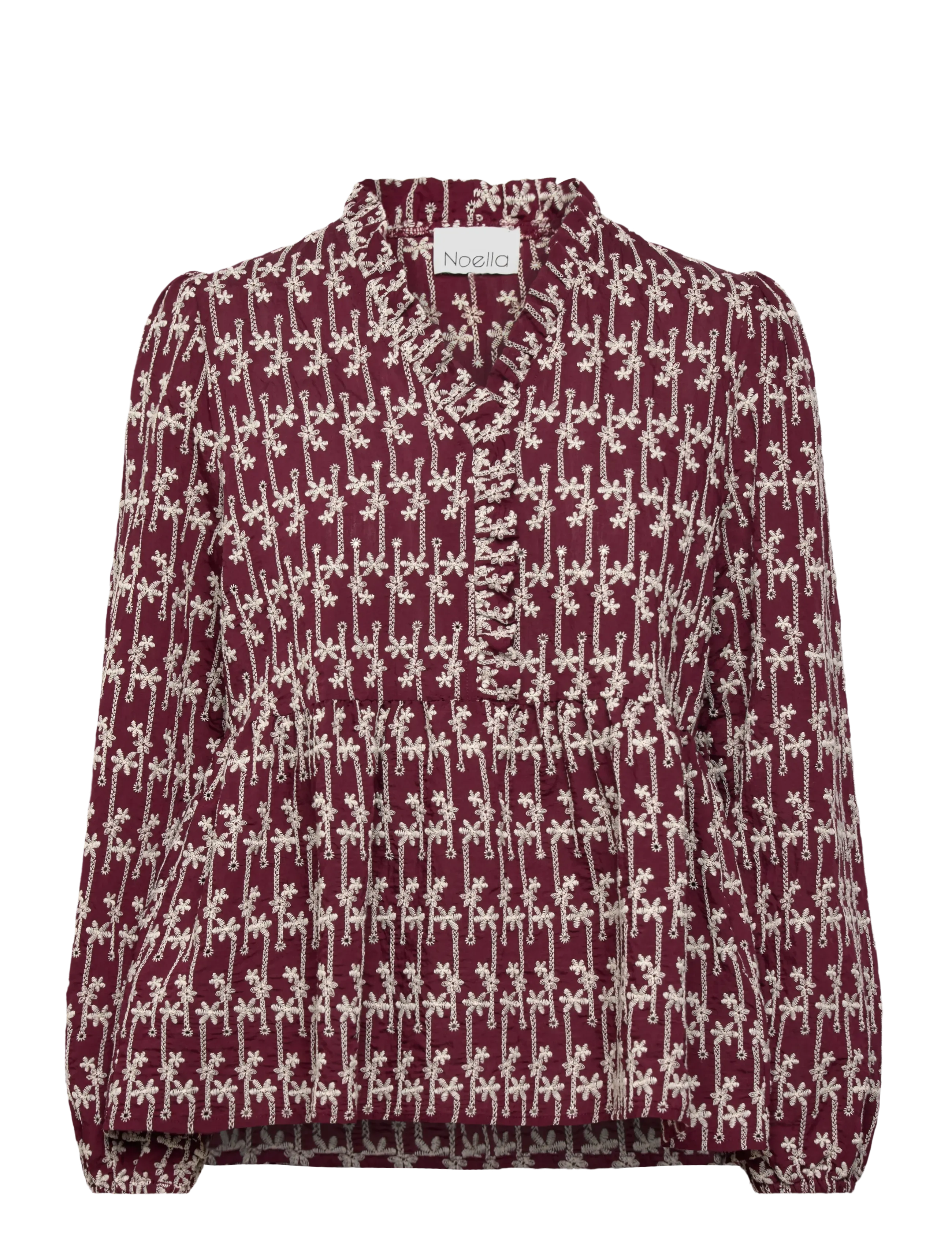 NOELLA Matti Bluse Burgundy - M - Damen