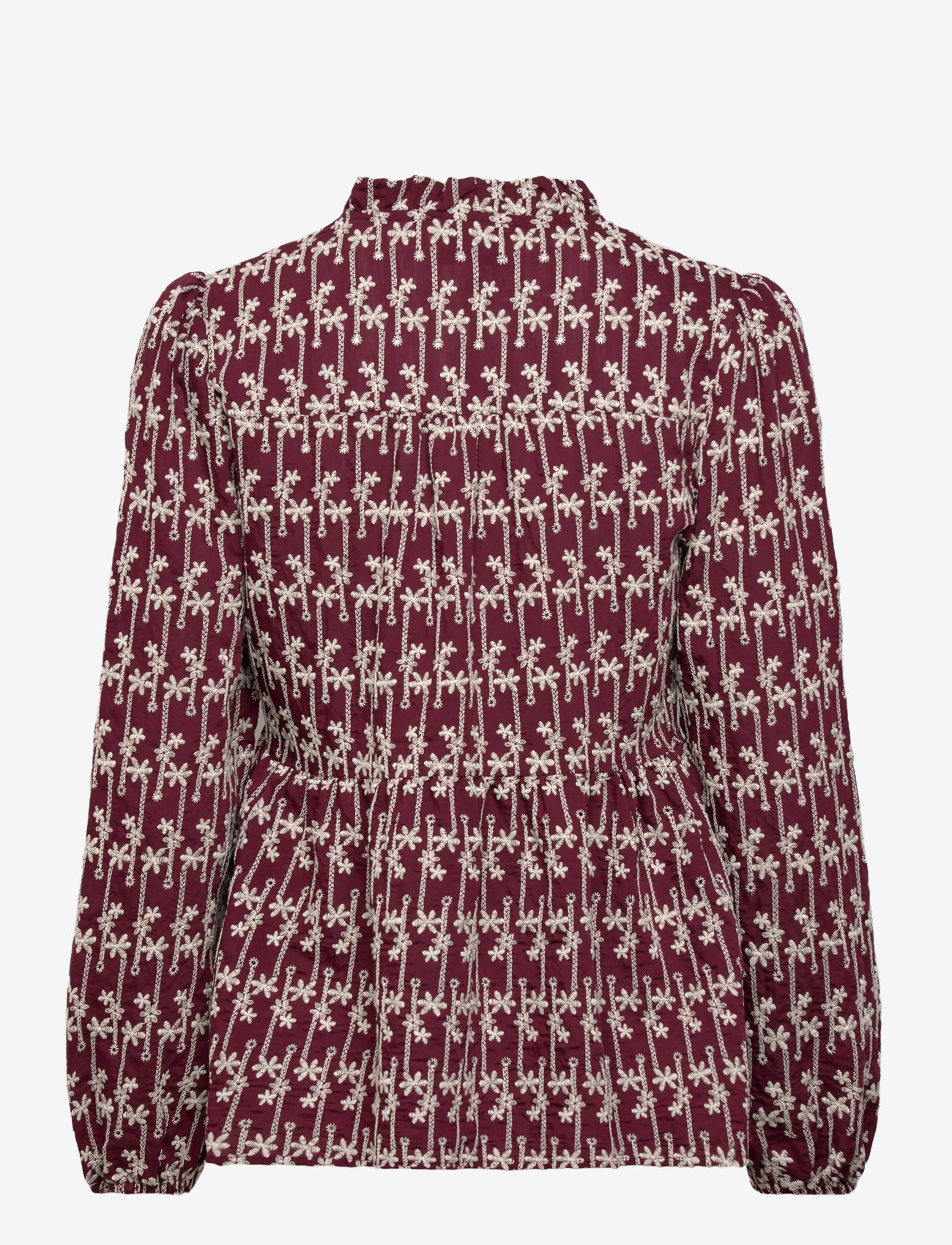 Noella - Matti Blouse - langærmede bluser - dusty mahogany - 2