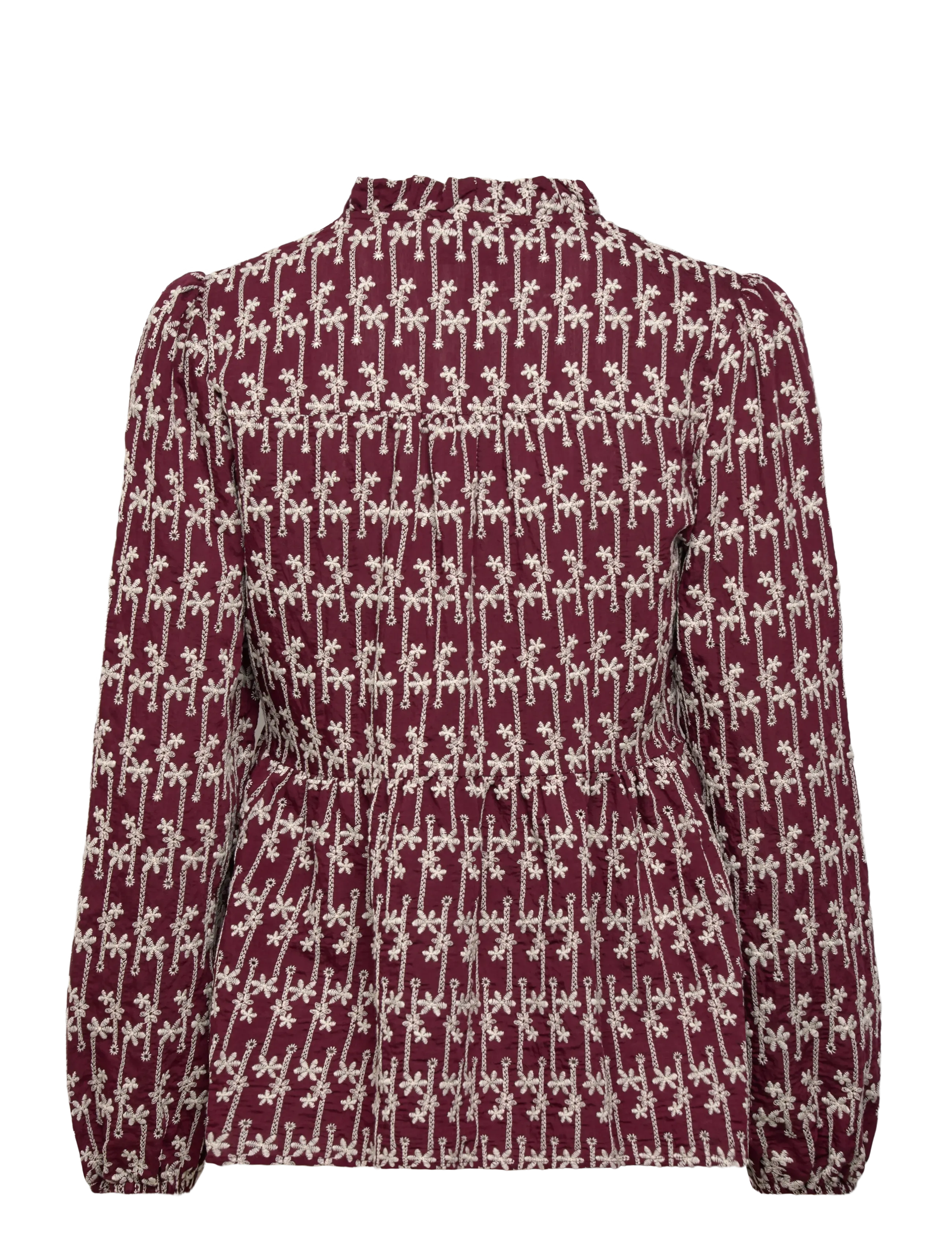 Noella - Matti Blouse - langærmede bluser - dusty mahogany - 2
