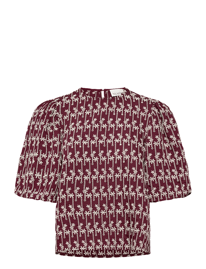 Noella - Shelly Blouse - kortärmade blusar - dusty mahogany - 1