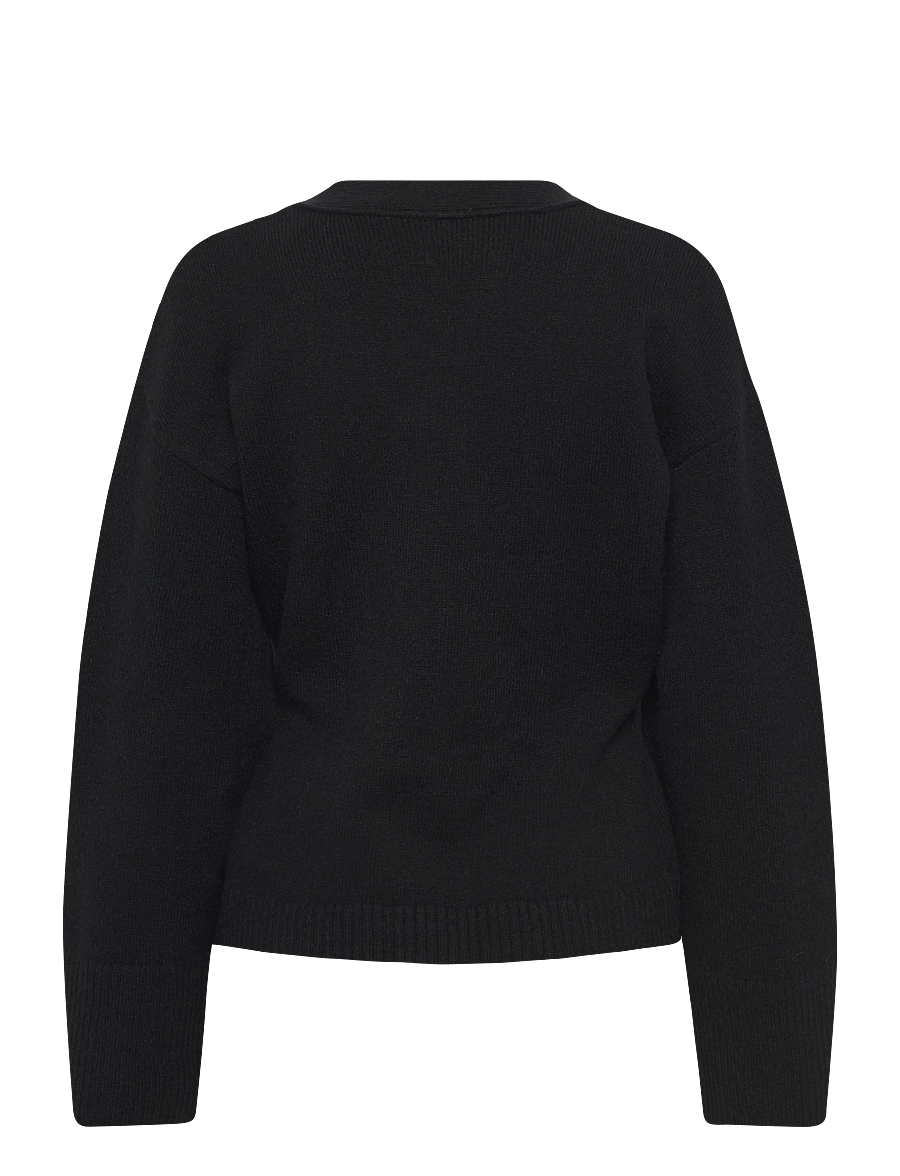 Noella - Lenyx Knit Cardigan - kardiganid - black - 1
