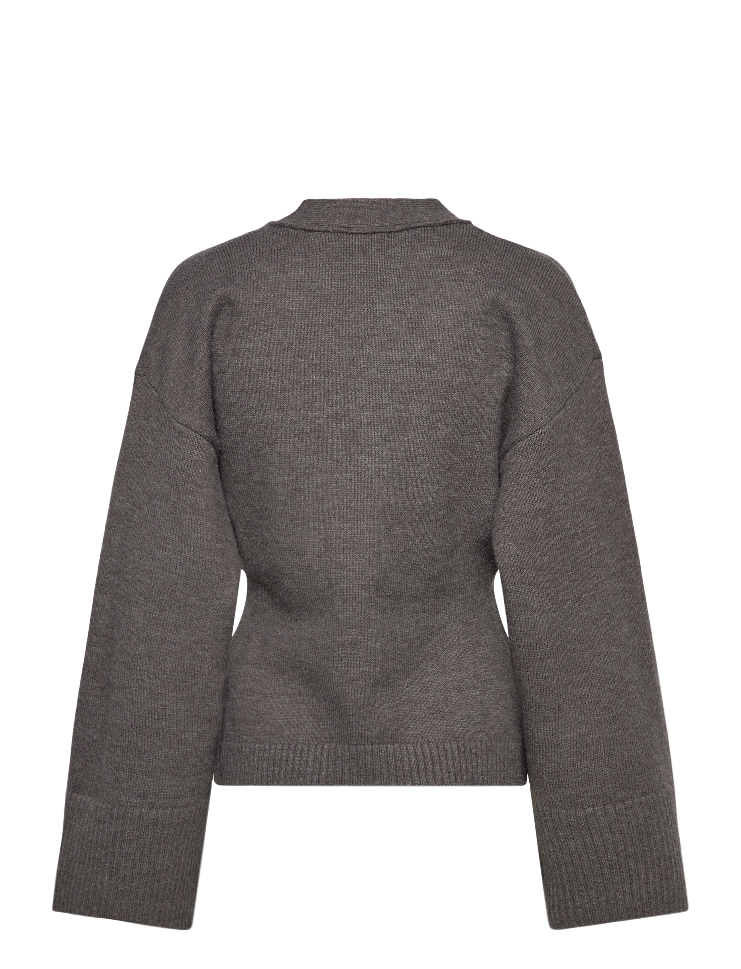 Noella - Lenyx Knit Cardigan - cardigans - medium grey mel. - 2