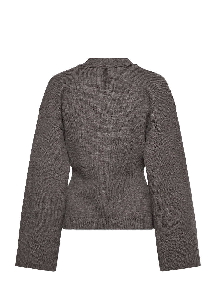 Noella - Lenyx Knit Cardigan - strickjacken - medium grey mel. - 2