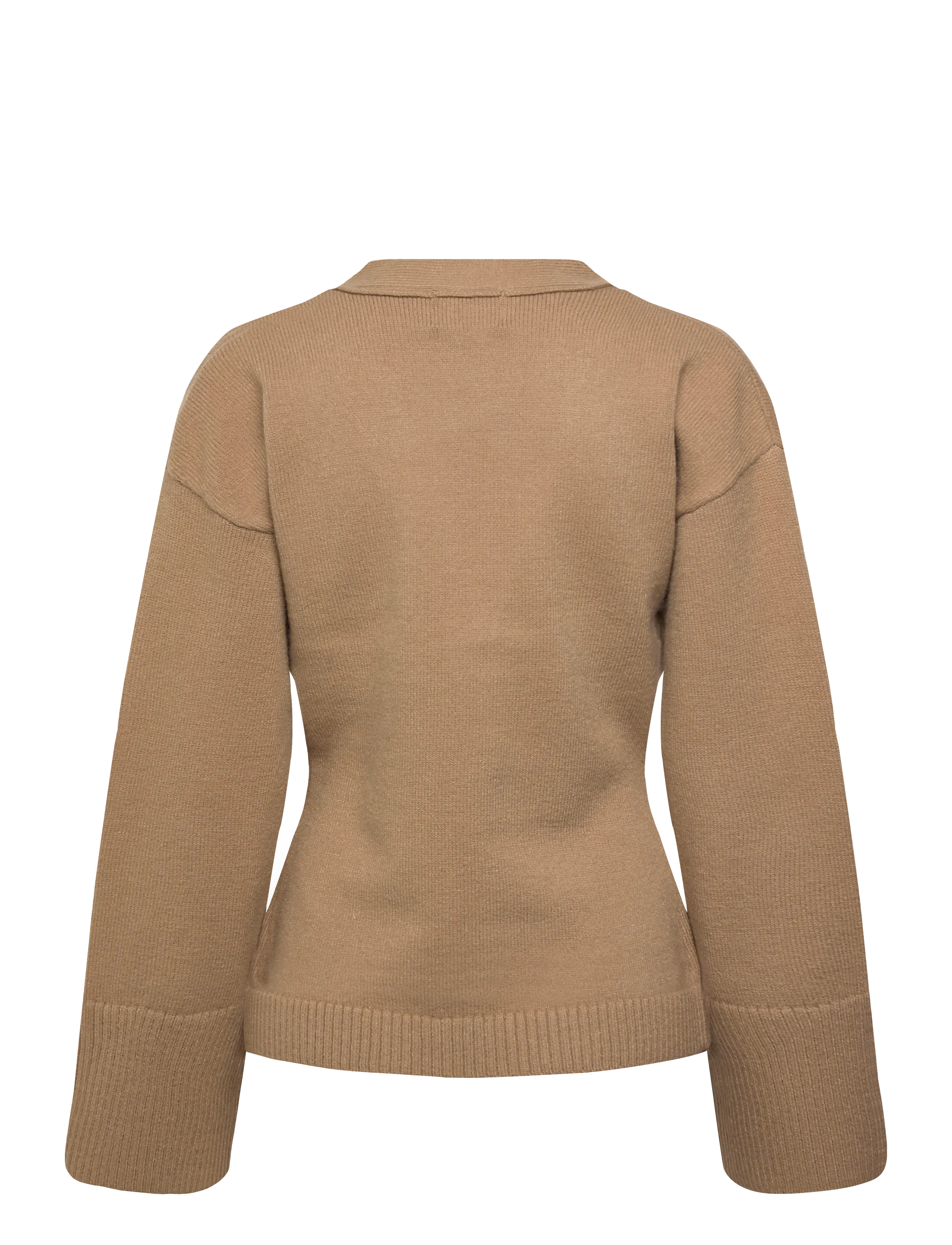 Noella - Lenyx Knit Cardigan - cardigans - timber brown melange - 2