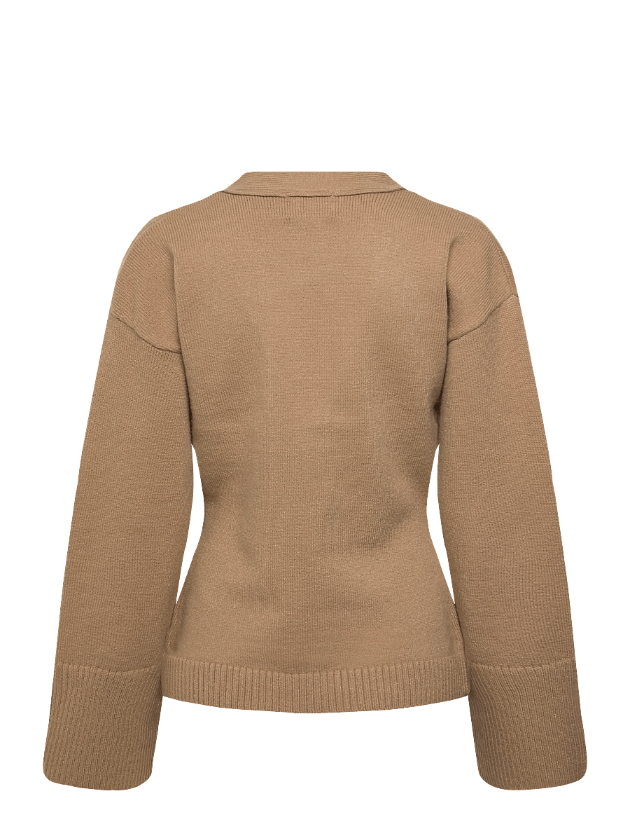 Noella - Lenyx Knit Cardigan - strickjacken - timber brown melange - 2