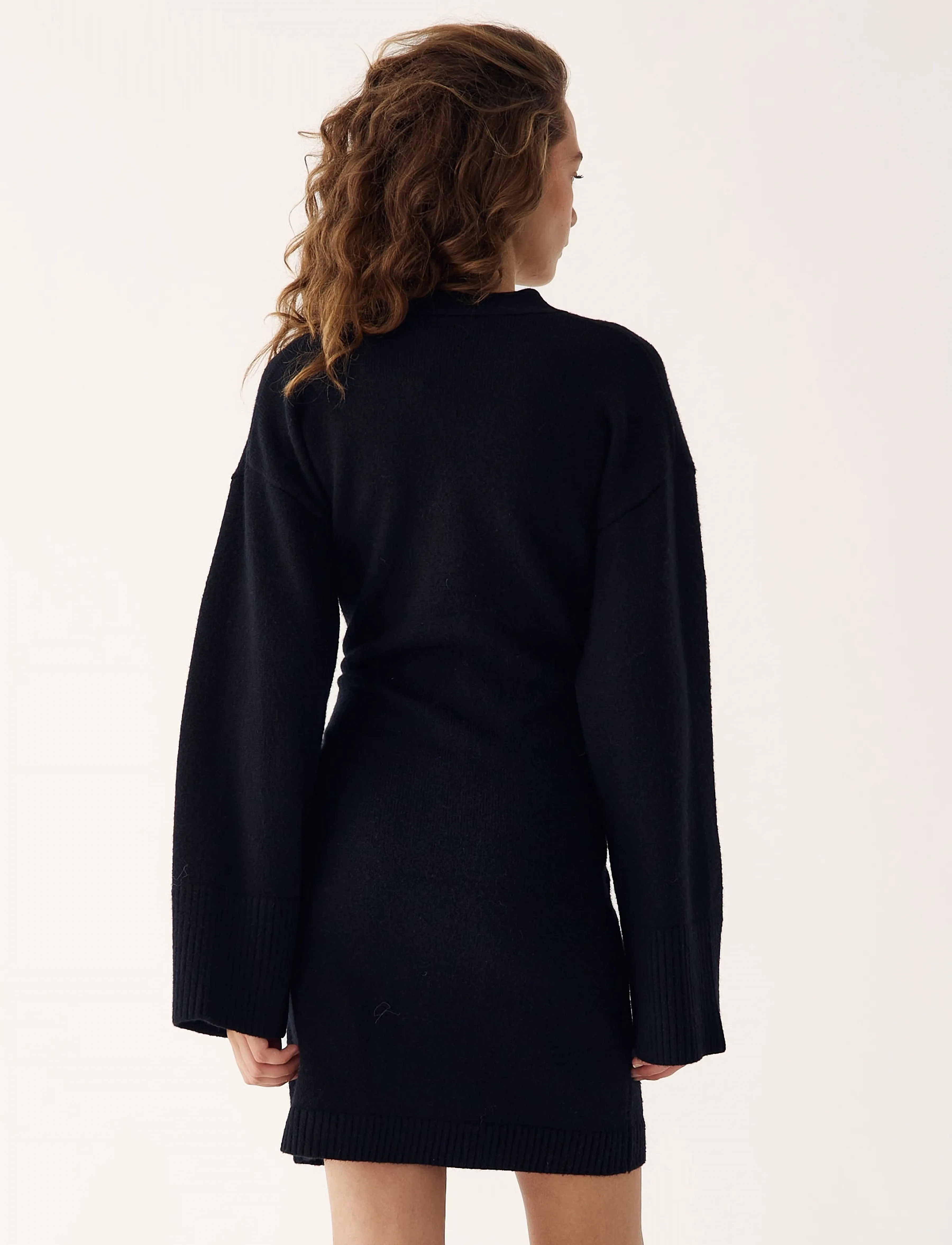 Noella - Lenyxanna Knit Dress - knitted dresses - black - 3