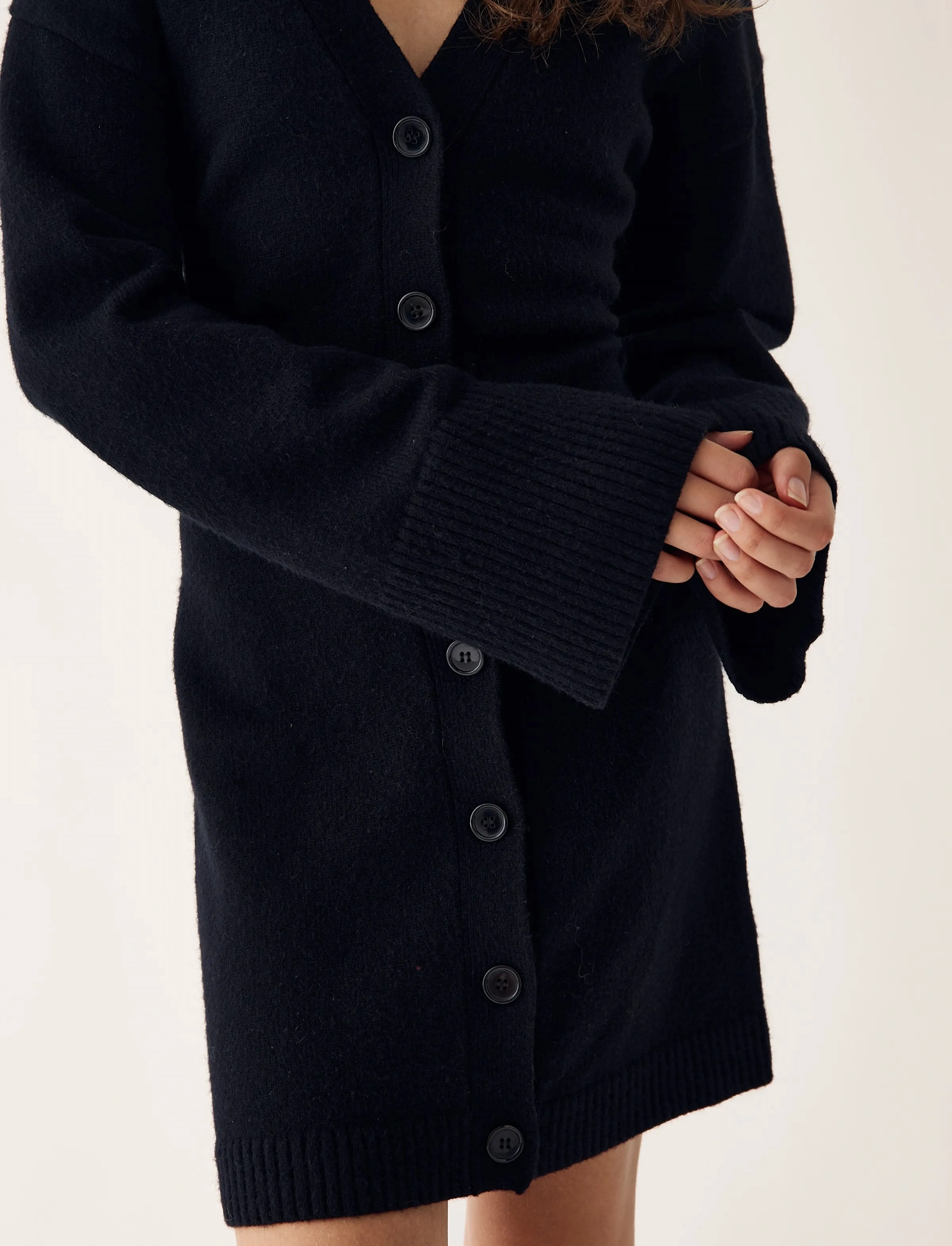 Noella - Lenyxanna Knit Dress - knitted dresses - black - 4