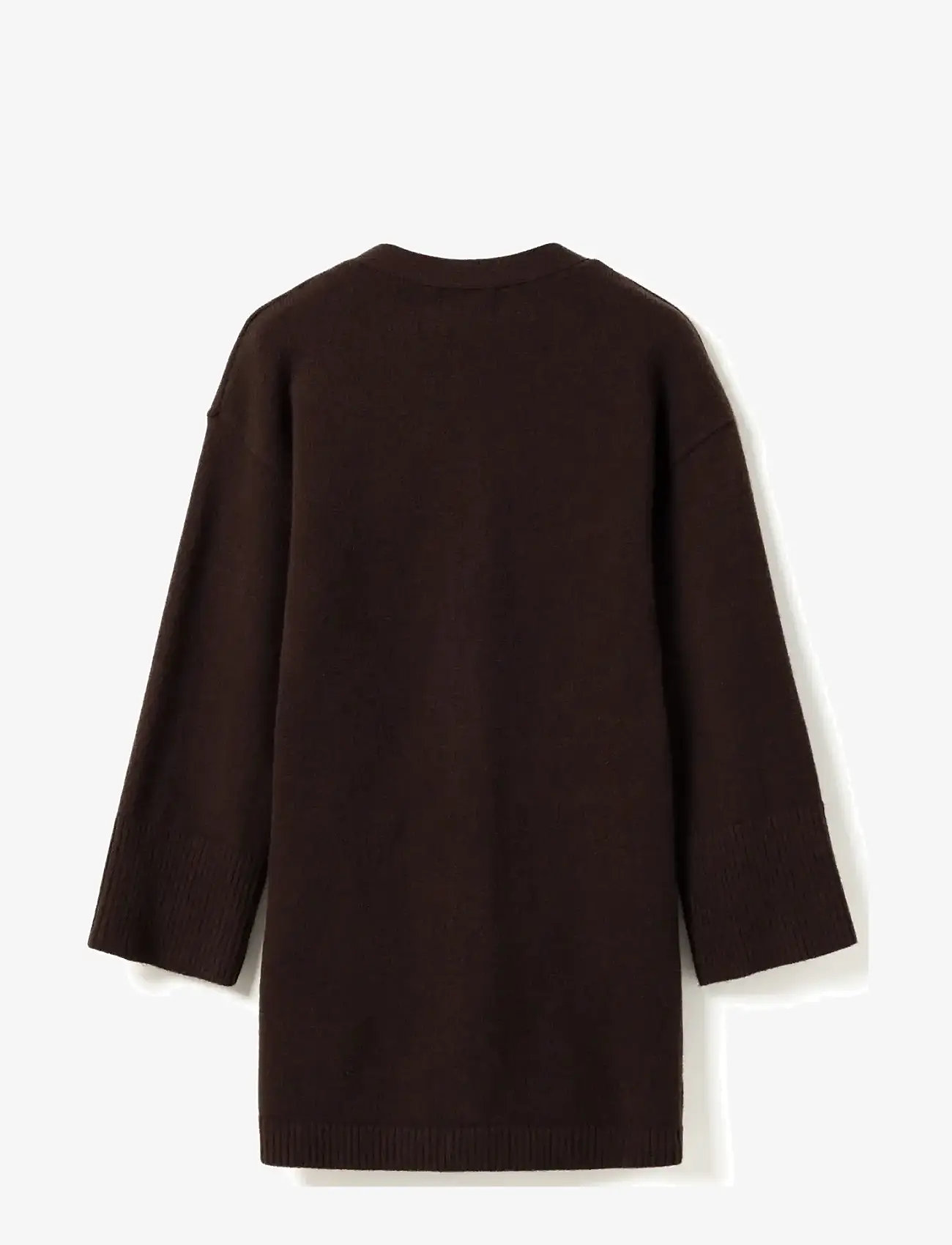 Noella - Lenyxanna Knit Dress - kootud kleidid - chocolate - 3