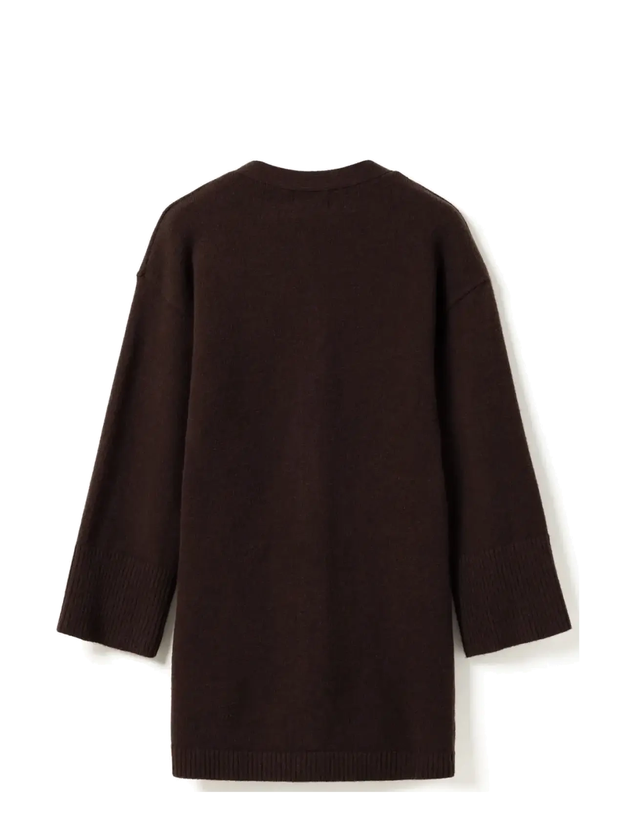Noella - Lenyxanna Knit Dress - kootud kleidid - chocolate - 3