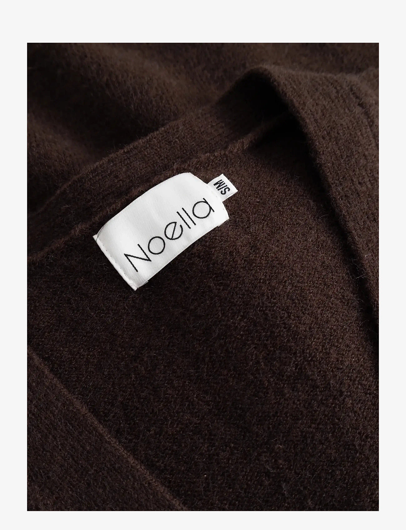 Noella - Lenyxanna Knit Dress - kootud kleidid - chocolate - 4