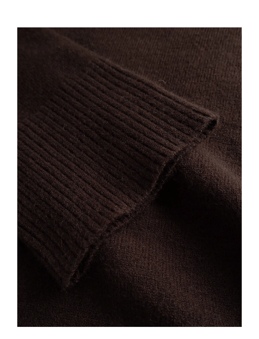 Noella - Lenyxanna Knit Dress - kootud kleidid - chocolate - 5