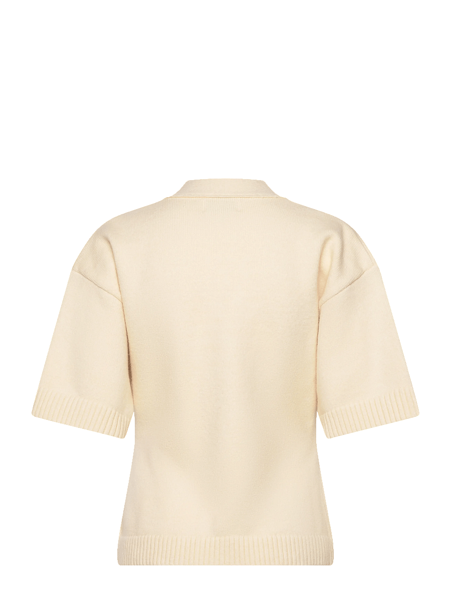 Noella - N-Lenyx SS Knit - strickjacken - ivory - 2