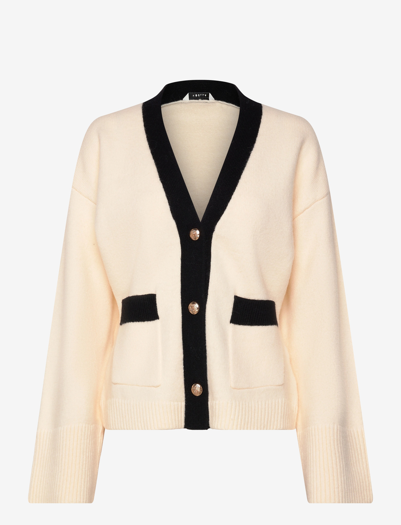 Noella - N-Lenyxette Knit Cardigan - koftor - white - 0