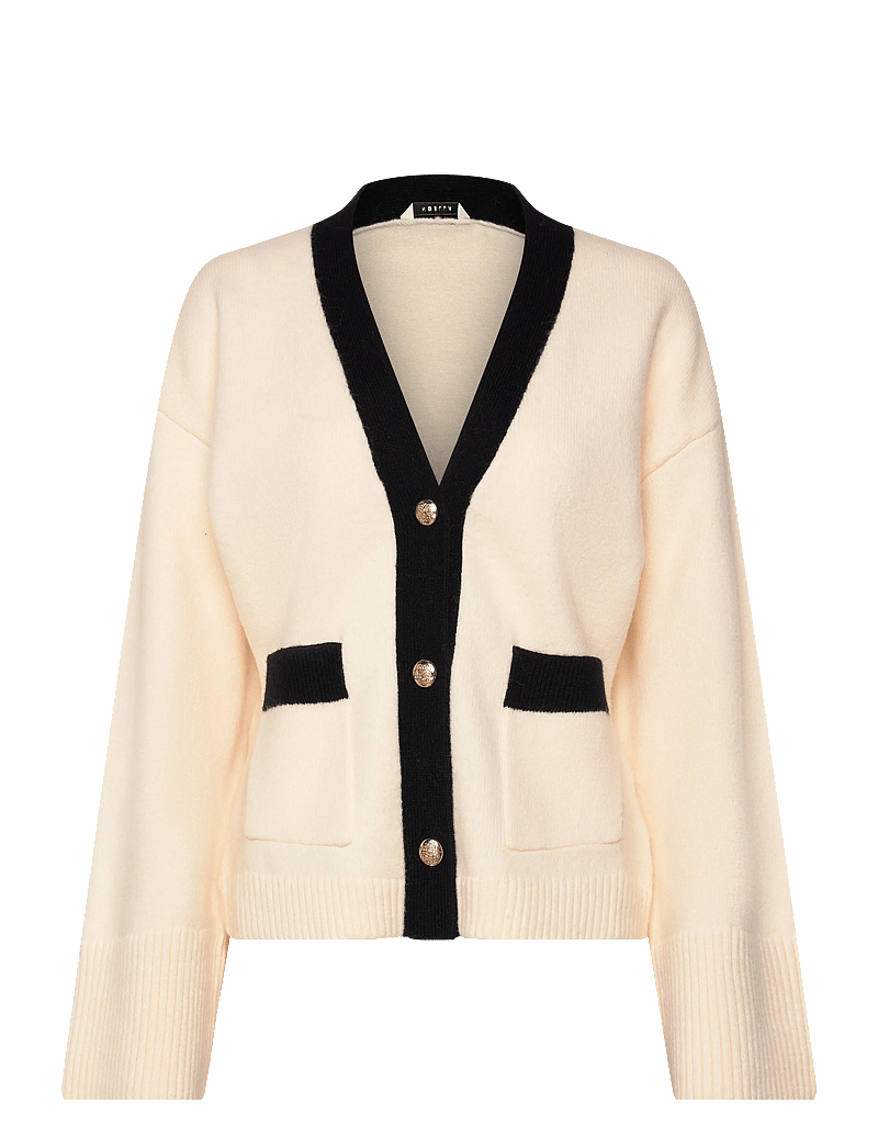 Noella - N-Lenyxette Knit Cardigan - koftor - white - 0