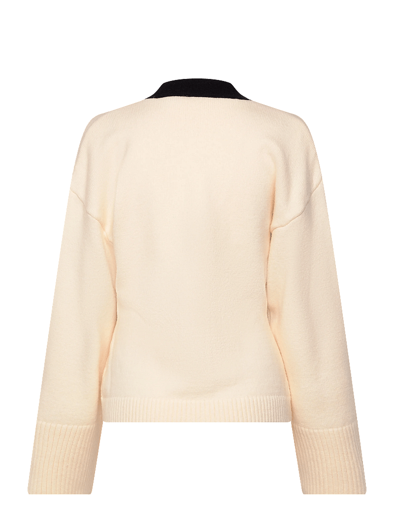 Noella - N-Lenyxette Knit Cardigan - koftor - white - 1