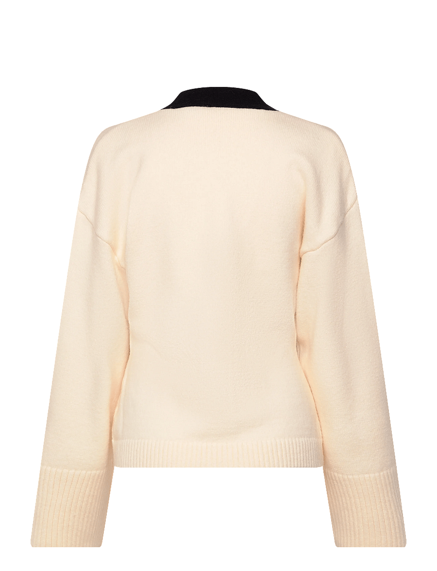 Noella - N-Lenyxette Knit Cardigan - strickjacken - white - 2