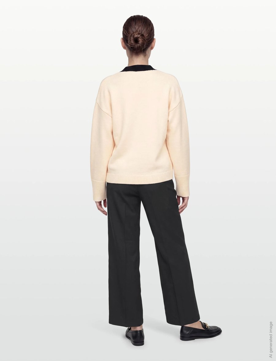 Noella - N-Lenyxette Knit Cardigan - strickjacken - white - 4