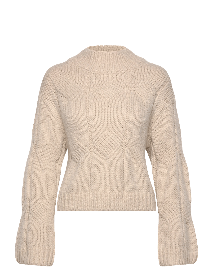 Noella - Lynx Knit - striktrøjer - ivory - 0