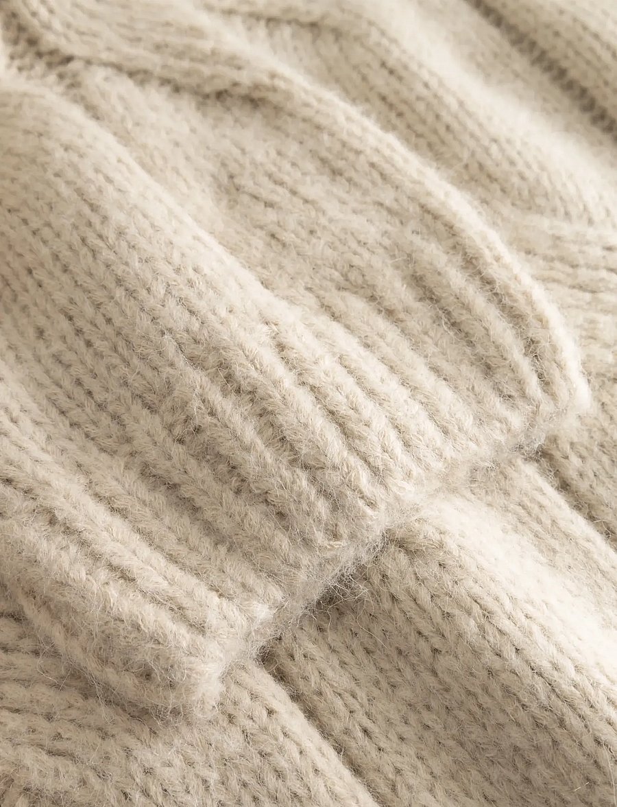 Noella - Lynx Knit - pullover - ivory - 3