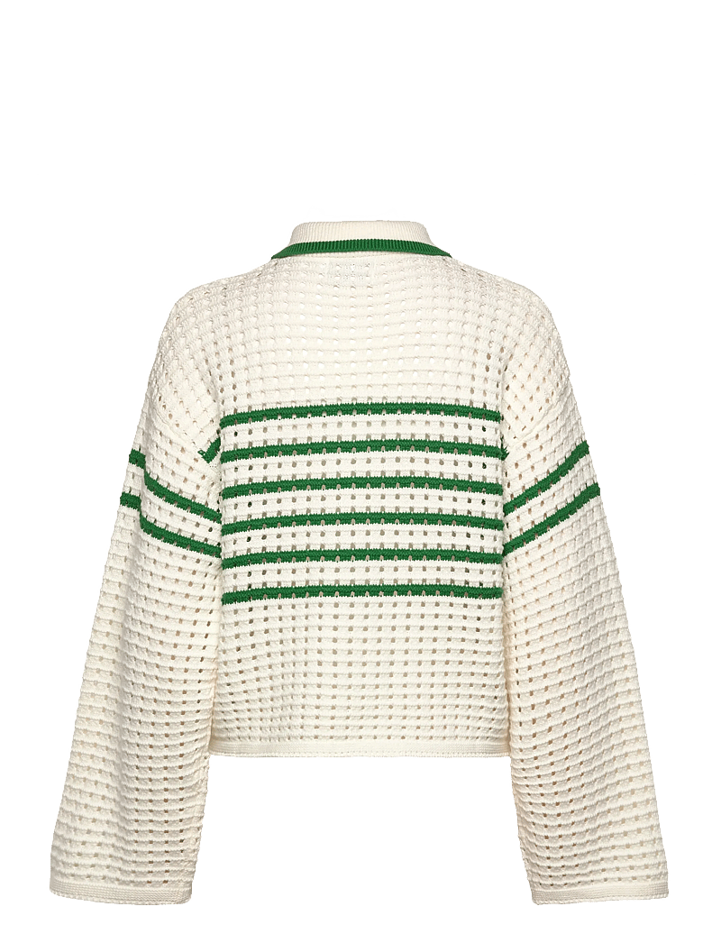 Noella - Leen Knit - pullover - talani green stripe - 2