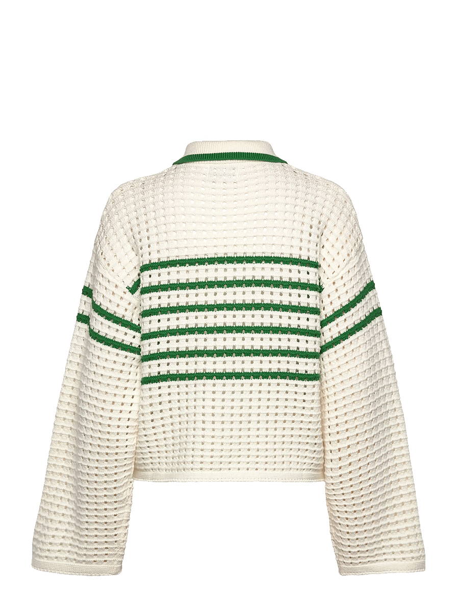 Noella - Leen Knit - pullover - talani green stripe - 2