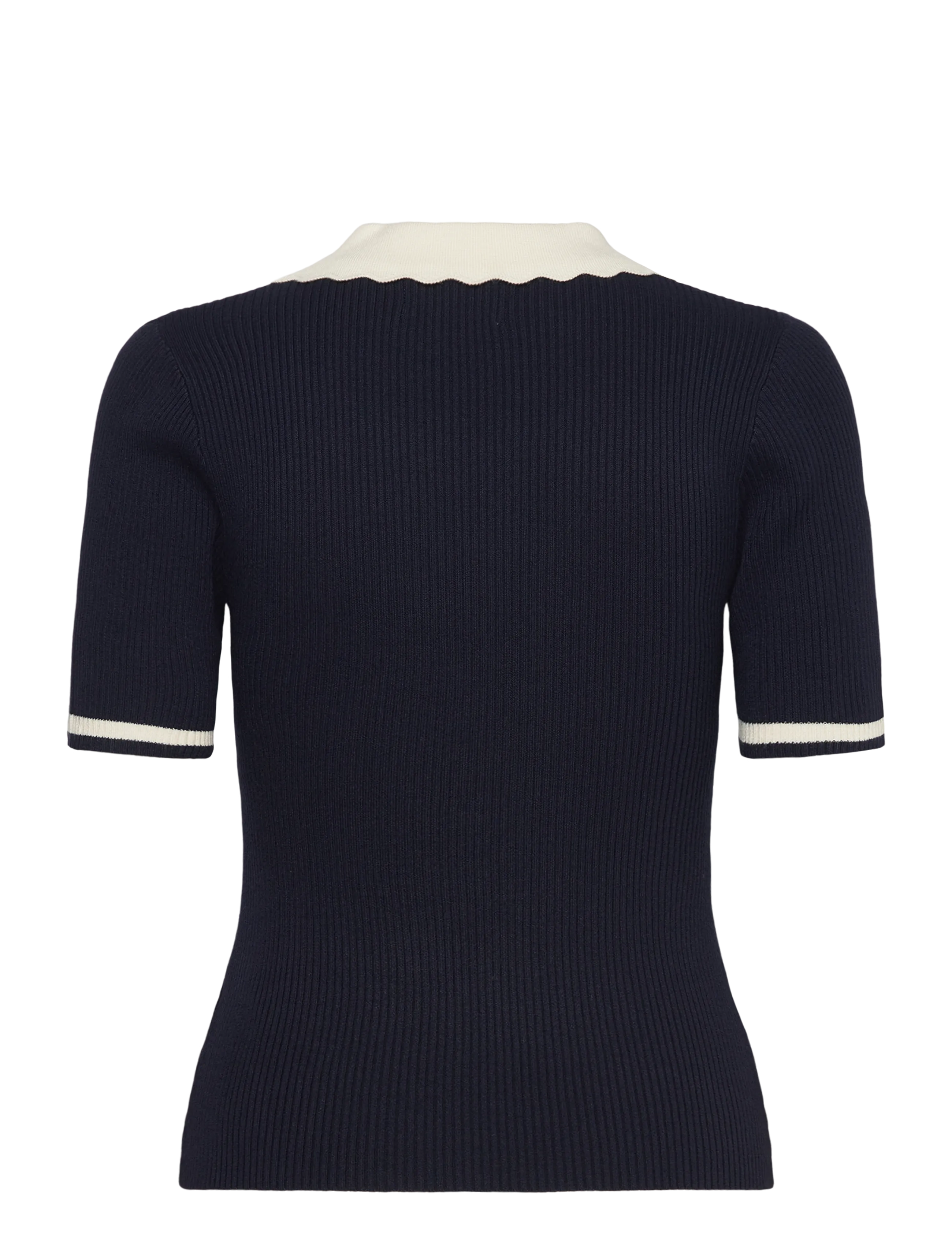 Noella - Lilo Polo Knit - navy sugar combo - 2