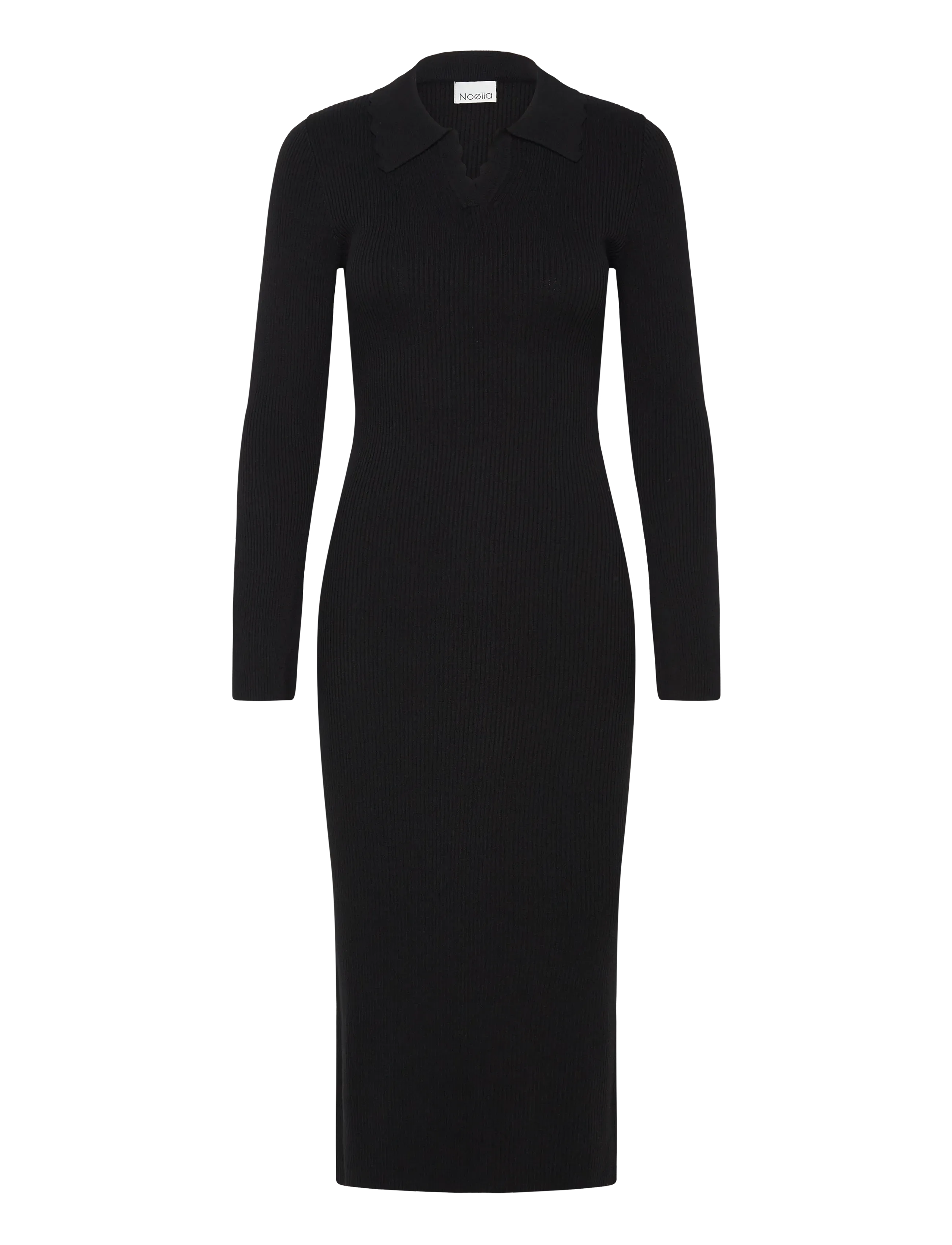 NOELLA Livvy Knit Kleid Schwarz - XL - Damen