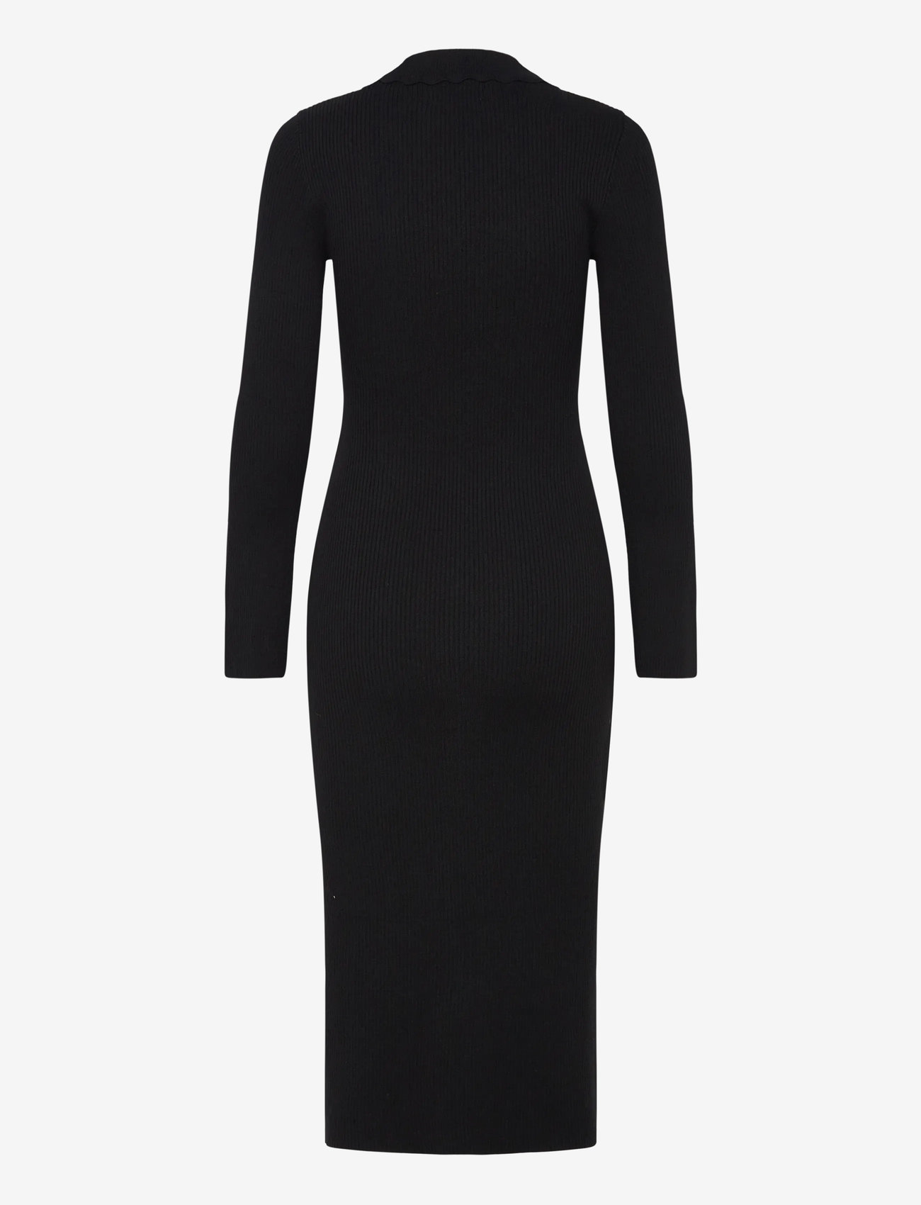 Noella - Livvy Knit Dress - strikkjoler - black - 2