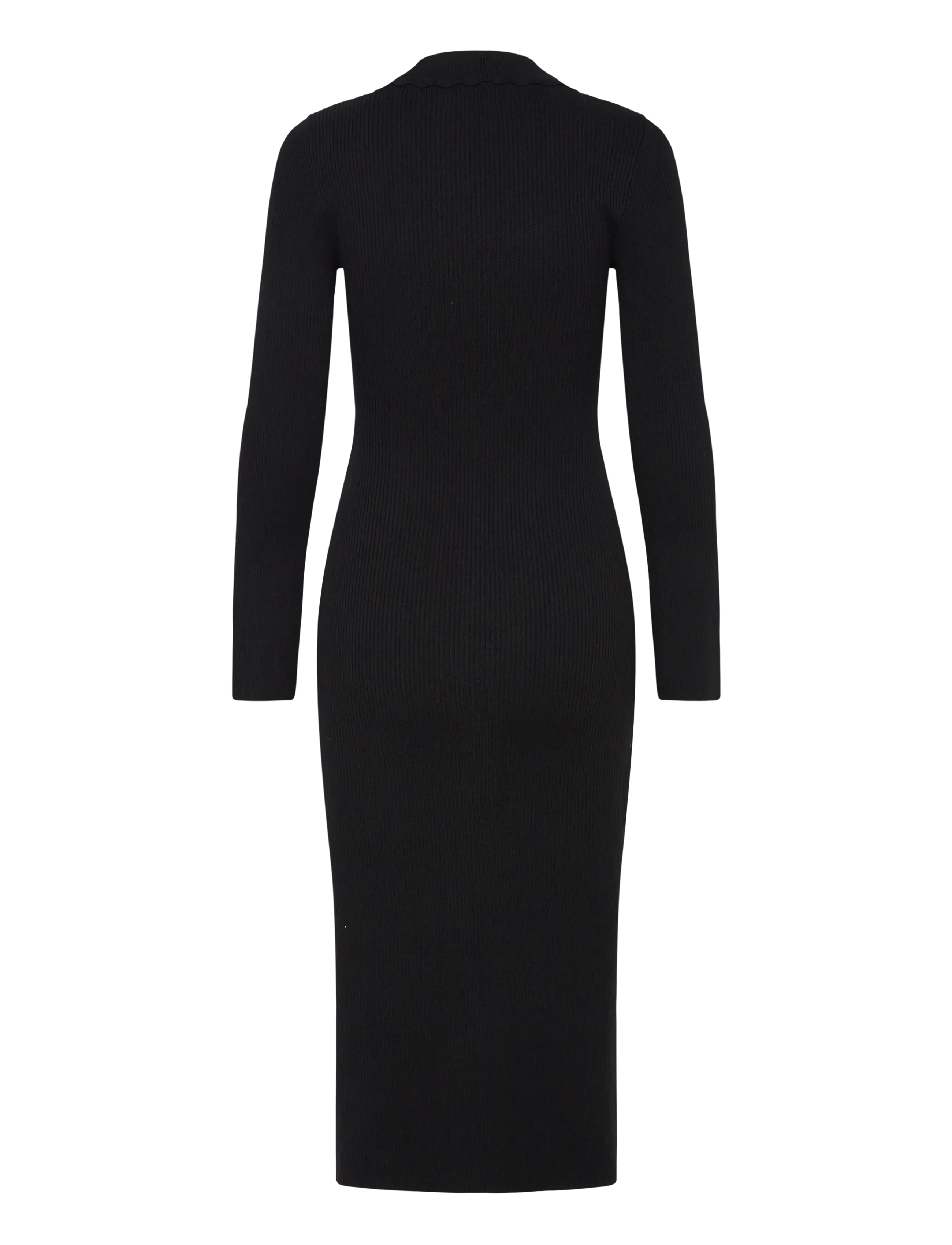 Noella - Livvy Knit Dress - strikkjoler - black - 2