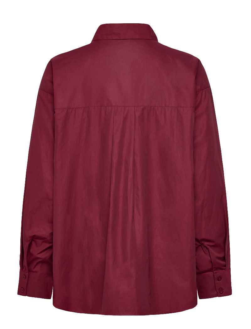 Noella - Leonie Shirt - pikkade varrukatega särgid - dusty mahogany - 2