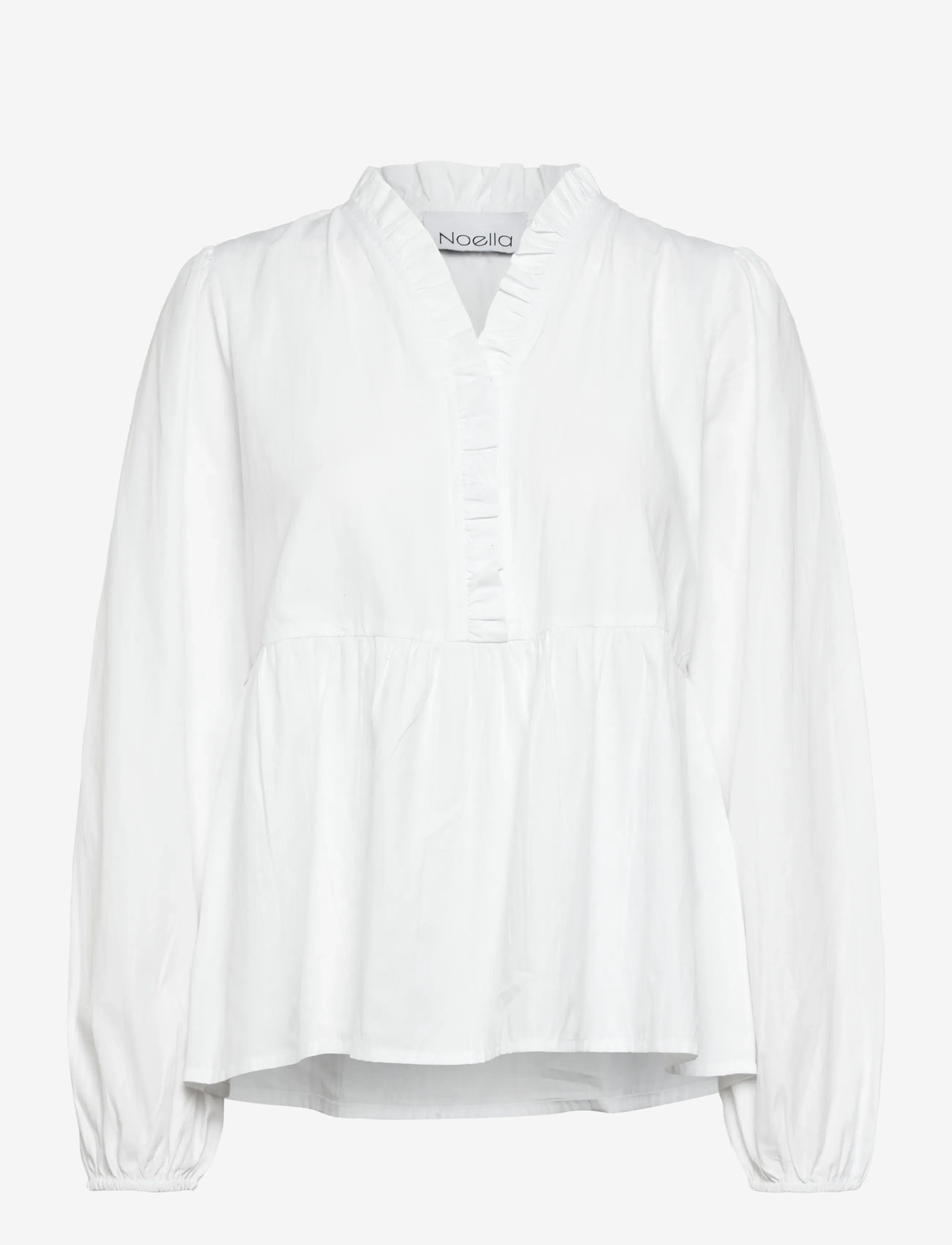 Noella - Matti Blouse - langärmlige blusen - white - 1