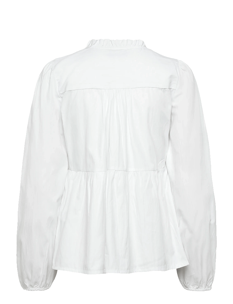 Noella - Matti Blouse - langärmlige blusen - white - 2