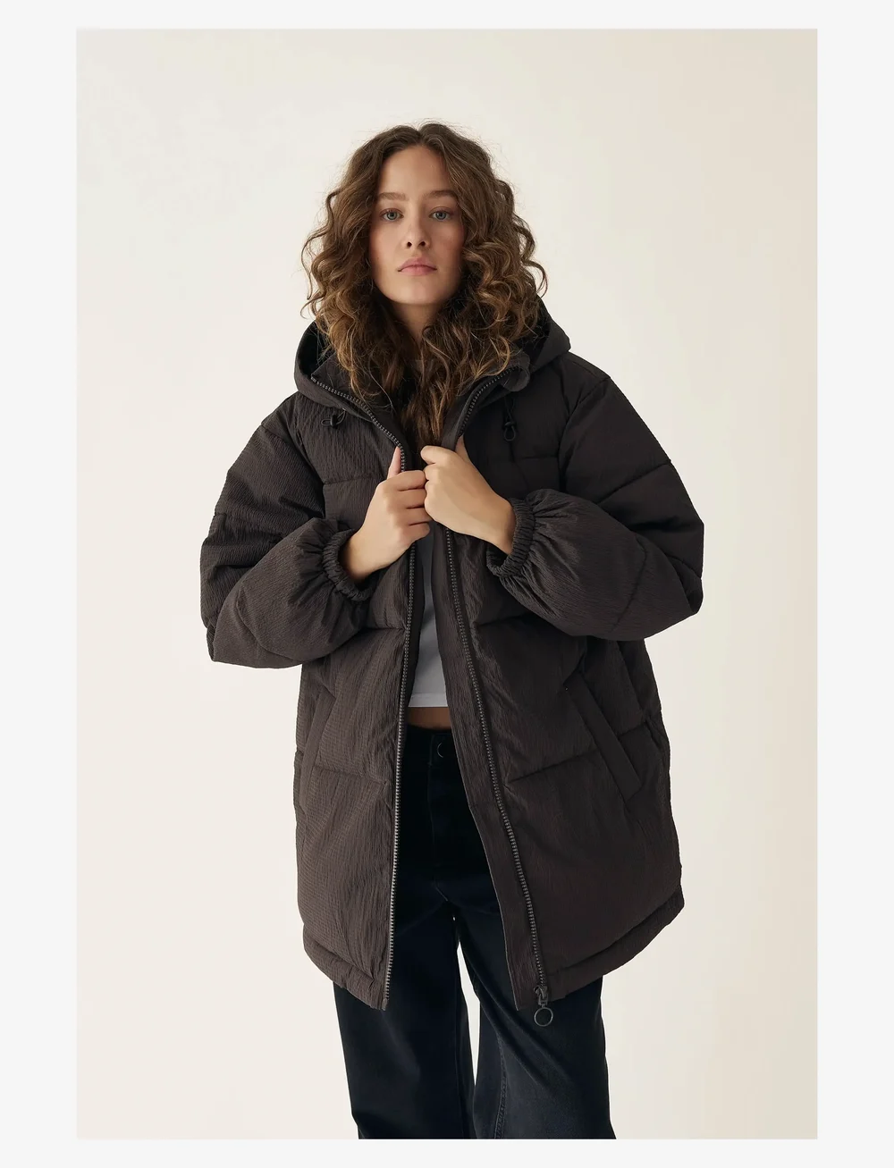 Noella - Leister Jacket - dunjackor - ash grey - 1