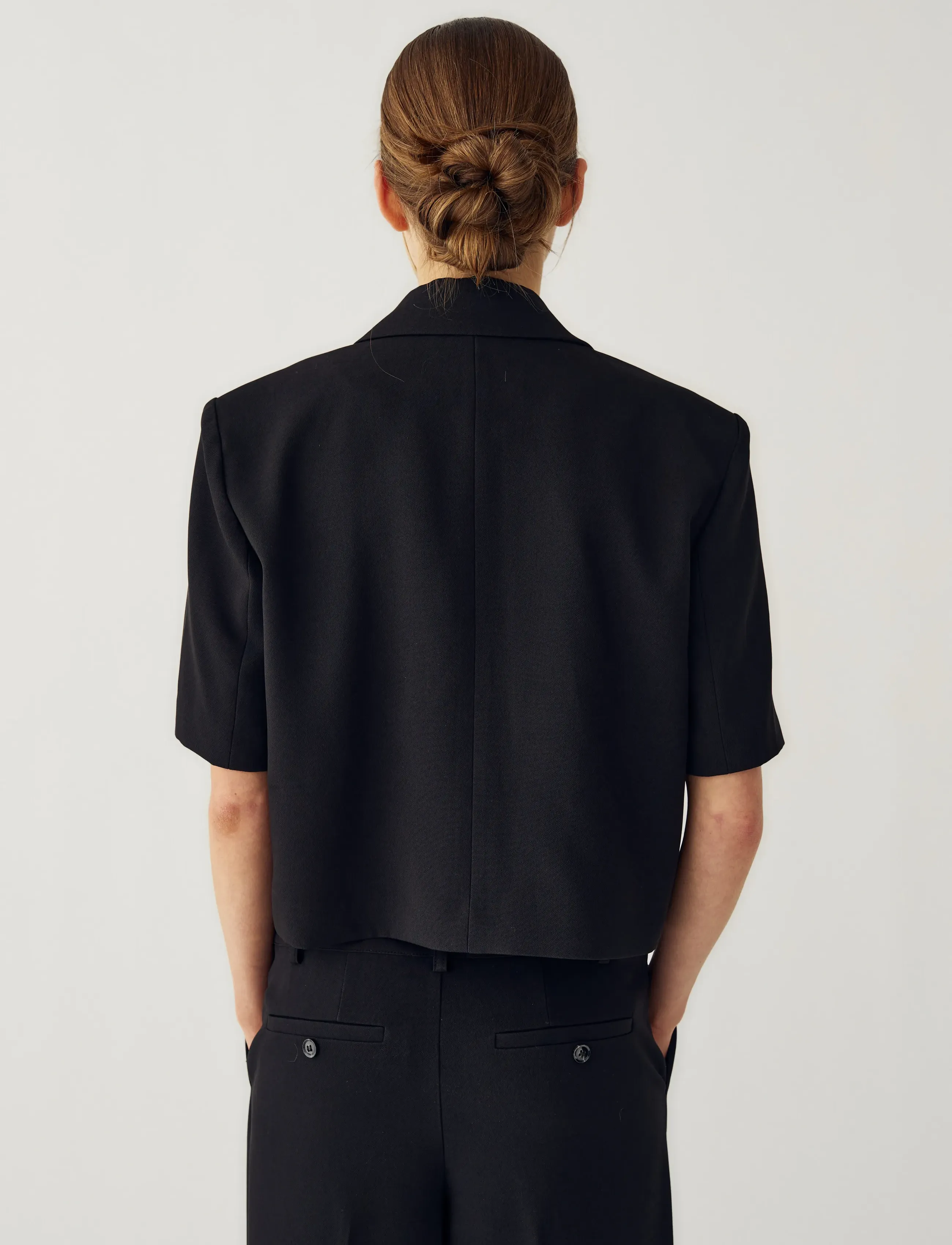 Noella - N-Leanne Crop Blazer - cropped blazers - black - 3