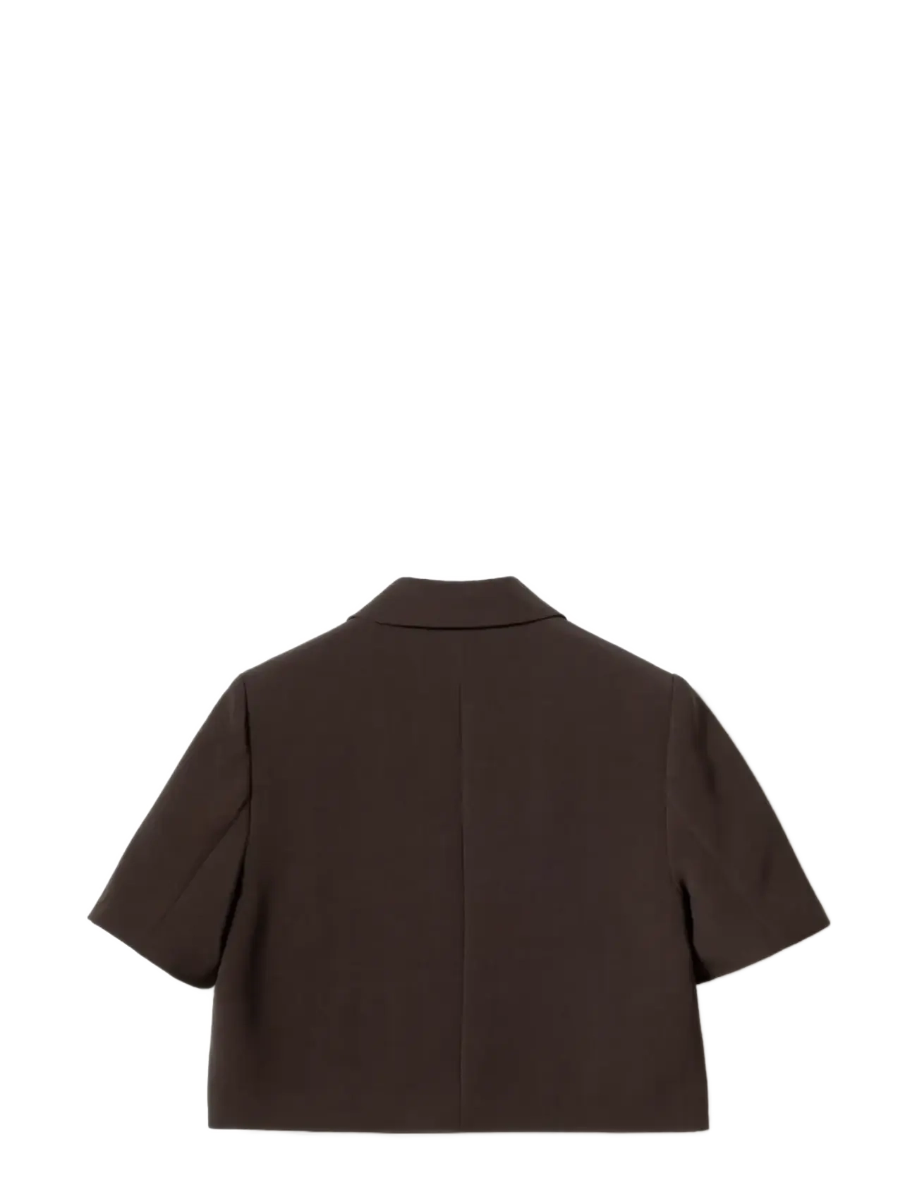Noella - N-Leanne Crop Blazer - lühikesed jakid - chocolate - 2