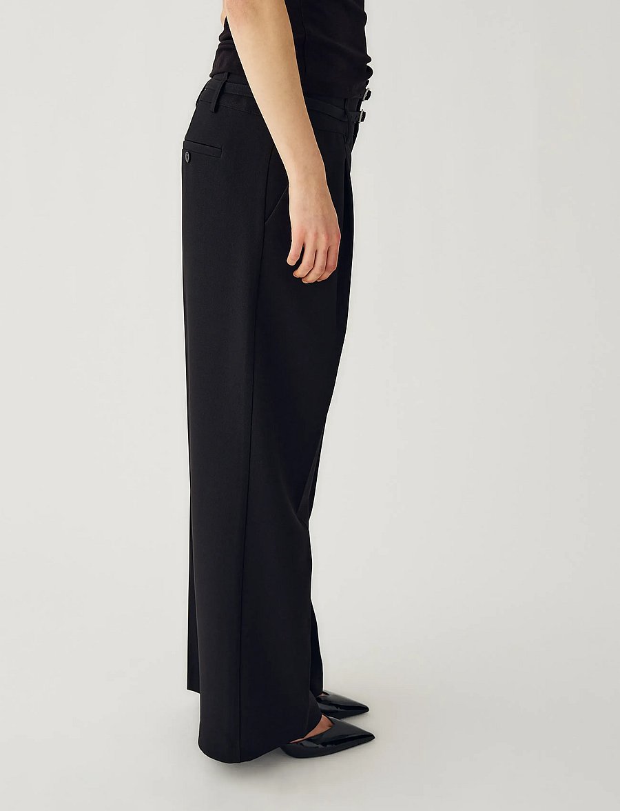 Noella - N-Darryl HW Pants - pidulikud püksid - black - 3