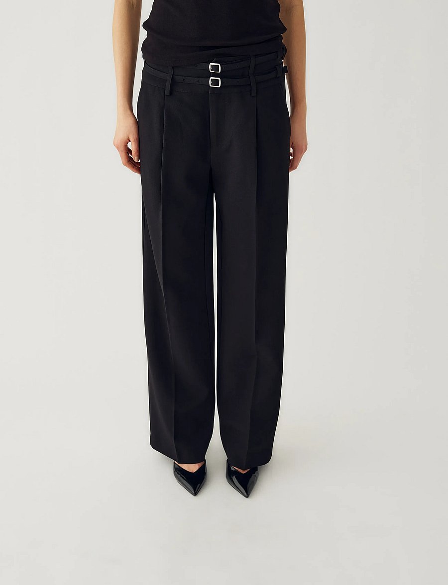 Noella - N-Darryl HW Pants - pidulikud püksid - black - 4