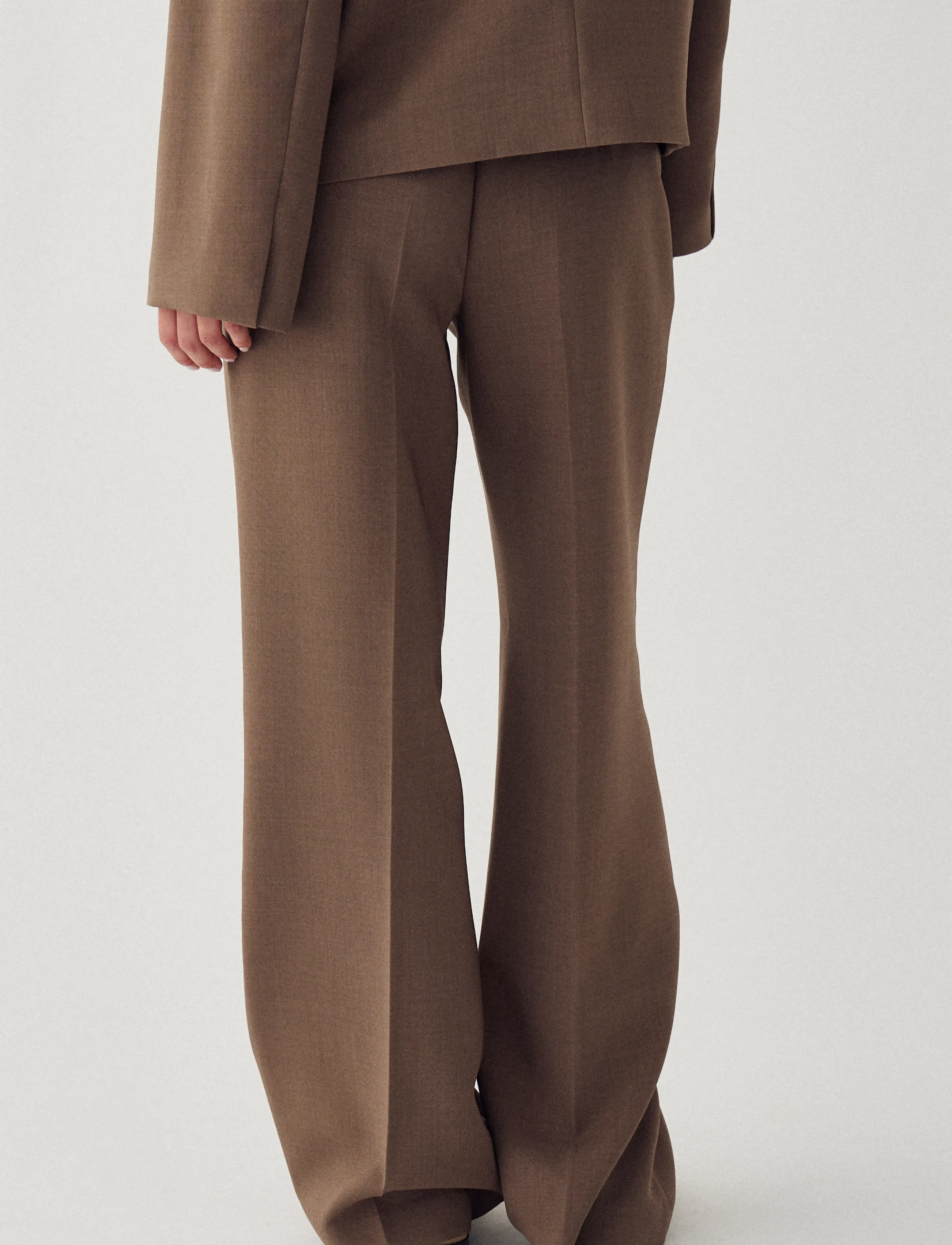 Noella - N-Darryl HW Pants - habitbukser - sand - 3