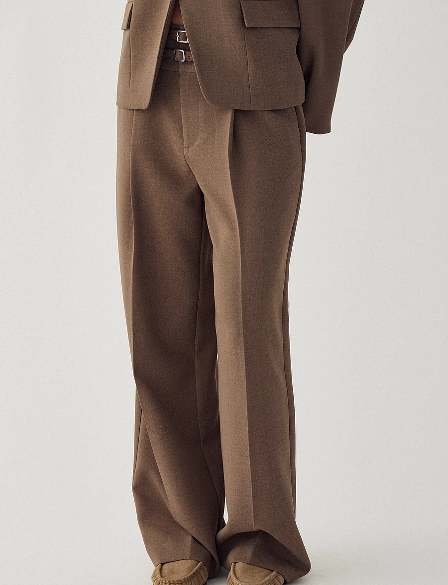 Noella - N-Darryl HW Pants - habitbukser - sand - 5