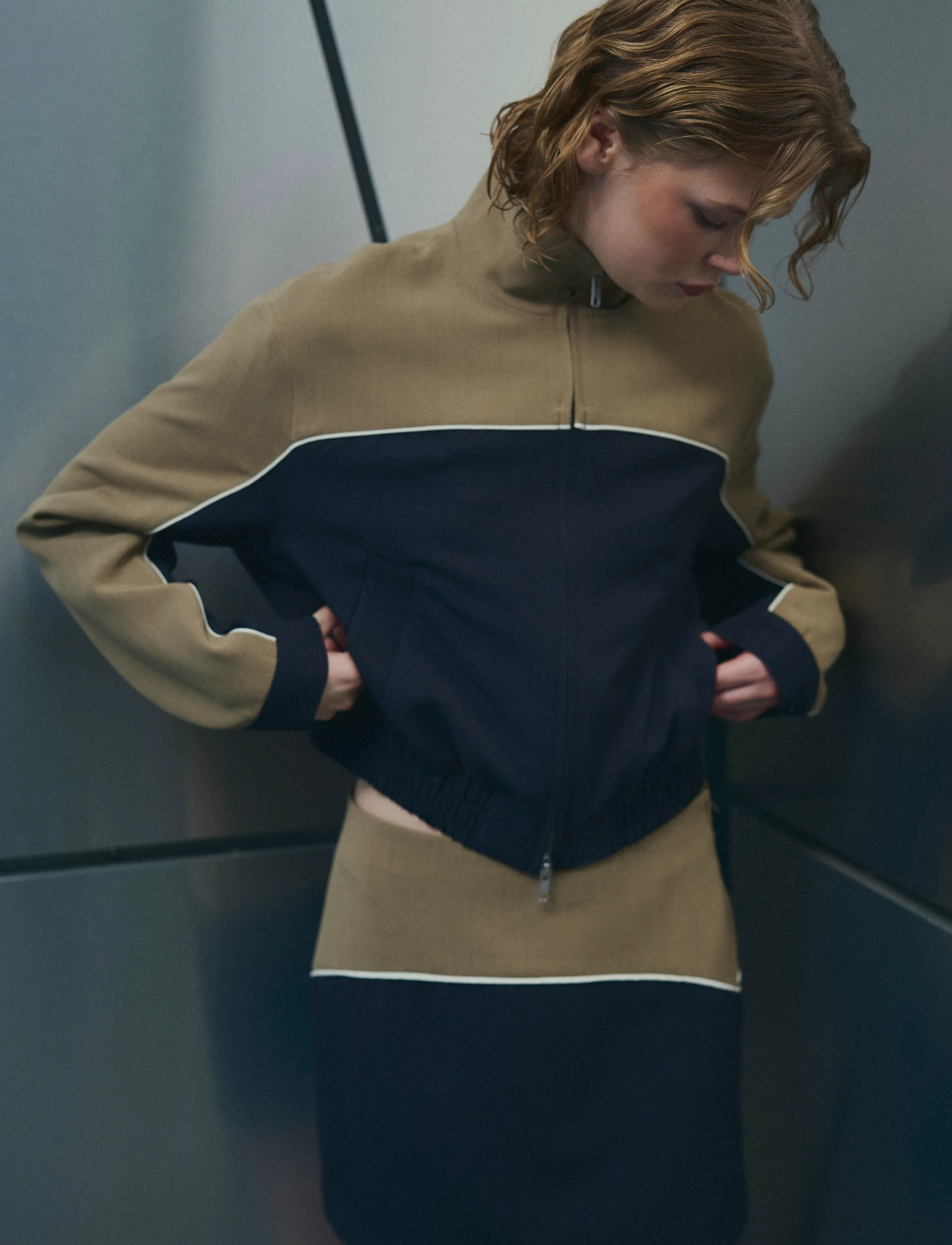 Noella - N-Mazzy Jacket - forårsjakker - navy sand combo - 4