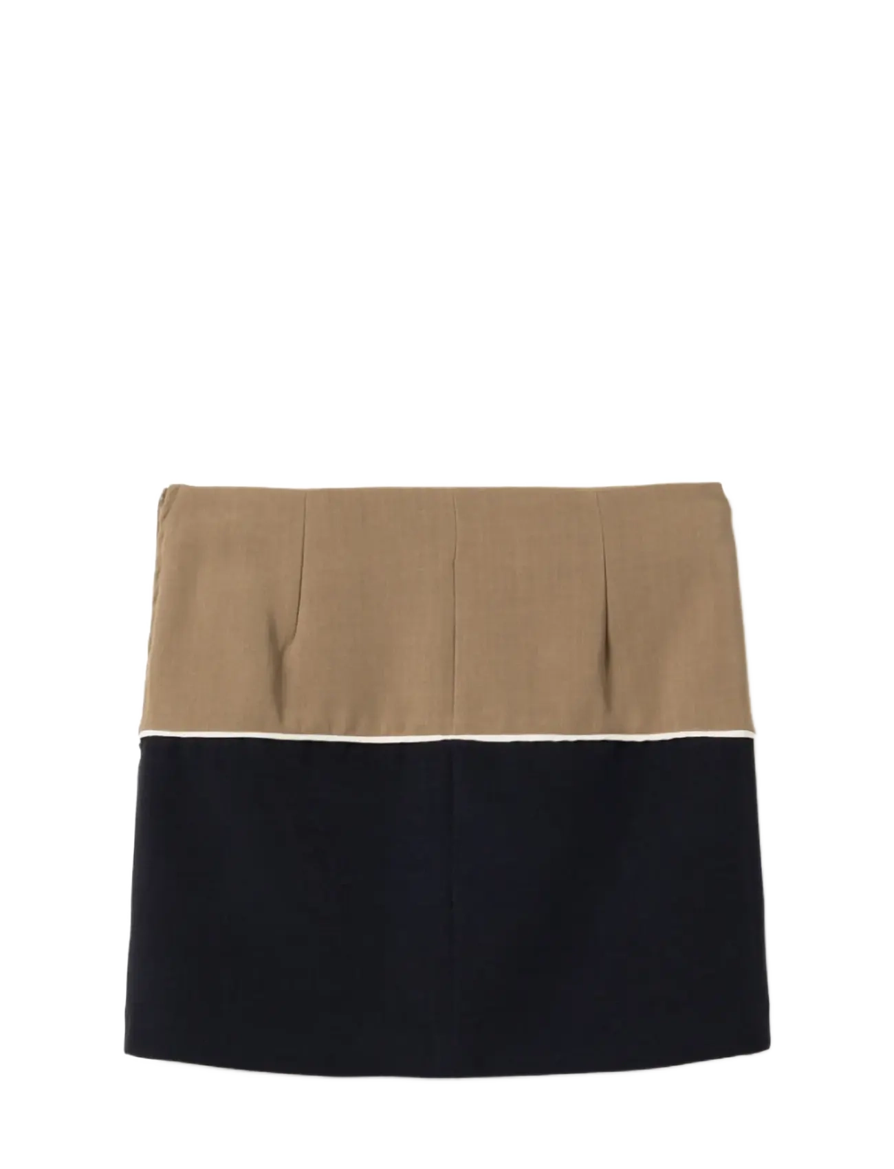 Noella N-Mica Skirt - Tøj - NAVY SAND COMBO / navy