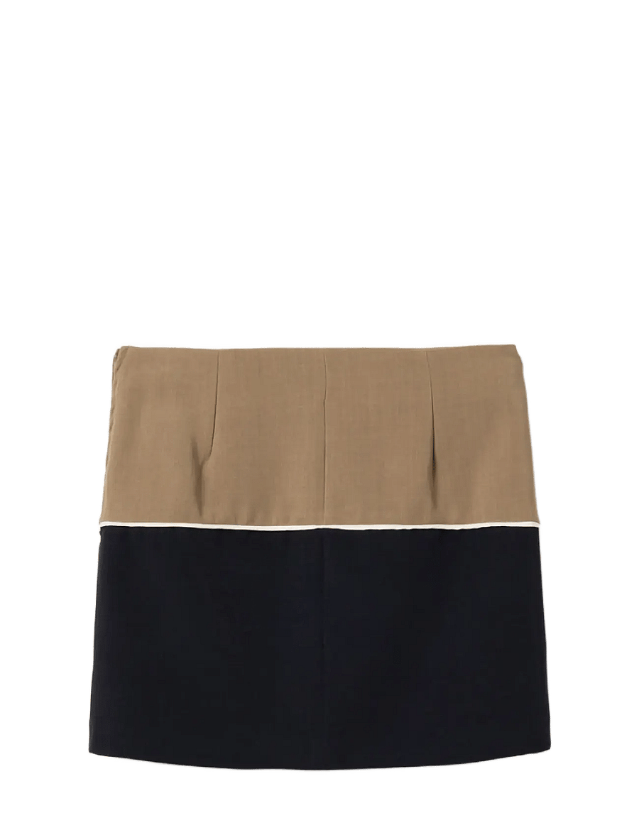 Noella - N-Mica Skirt - kurze röcke - navy sand combo - 1