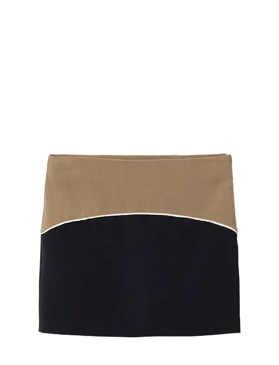 Noella - N-Mica Skirt - kurze röcke - navy sand combo - 2