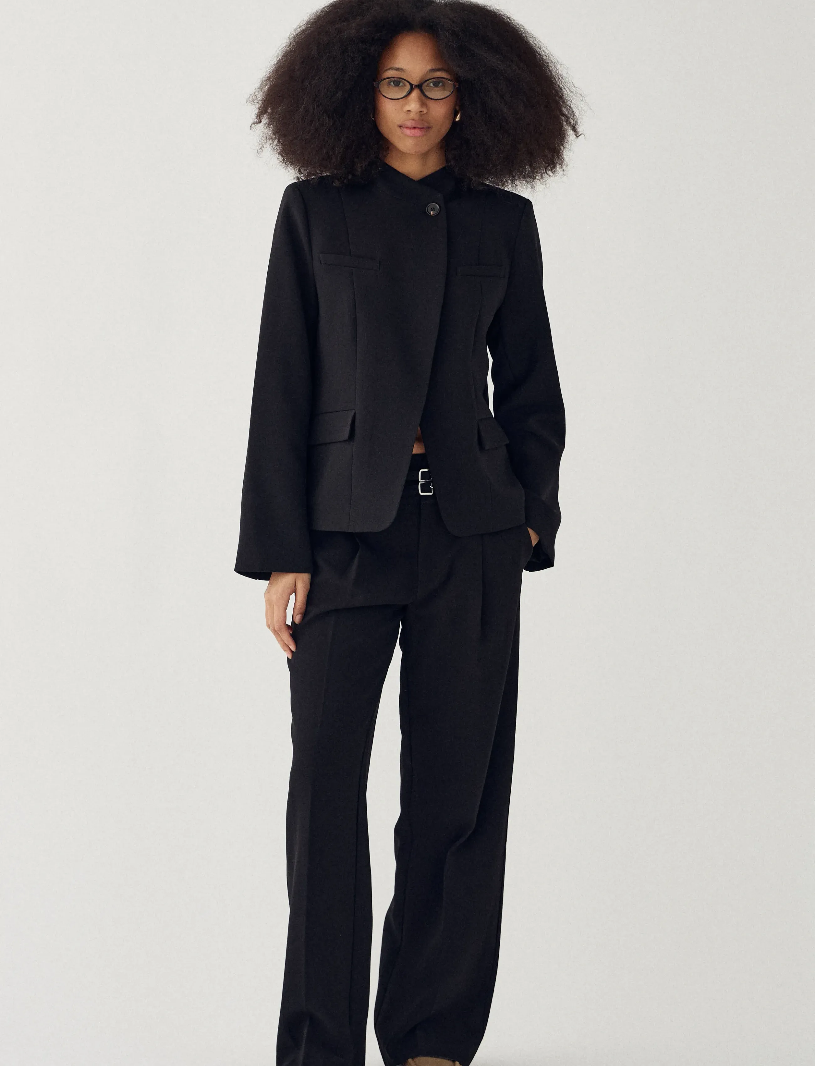 Noella N-Monique Blazer, XXL, Black, Blazere > Enkeltradede Blazere, Dame