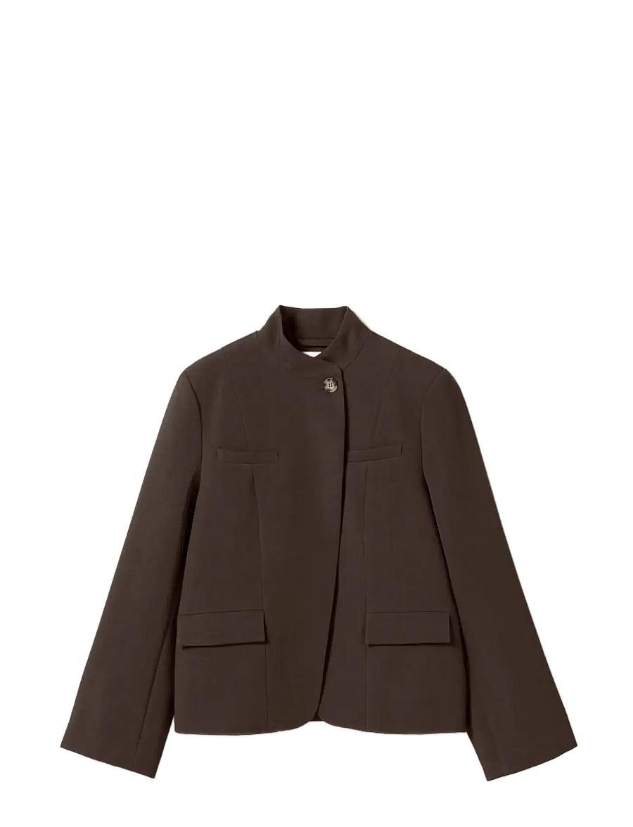 Noella - N-Monique Blazer - Ühes joones nööpidega bleiserid - chocolate - 1